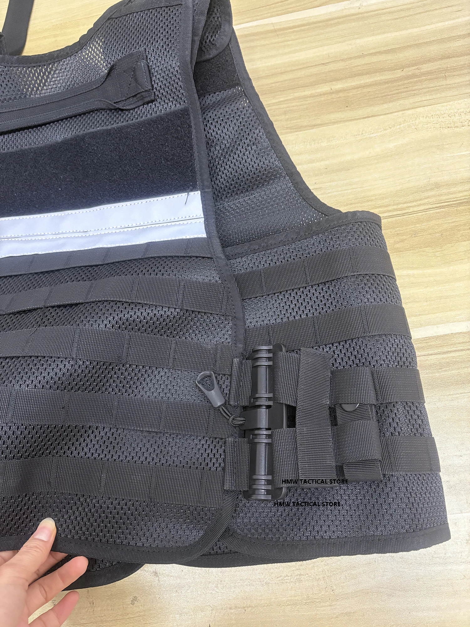 Chaleco táctico MOLLE desmontable rápido, transpirable a prueba balas - imagen 5