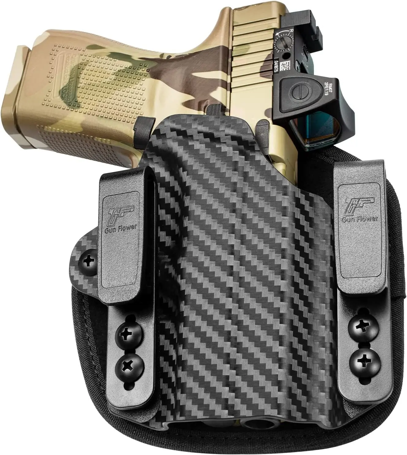 Funda kydex táctica universal para transporte oculto con nylon - imagen 4