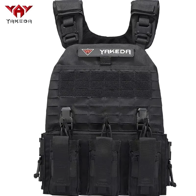 Yakeda Chaleco táctico MOLLE liberación rápida uniforme exterior