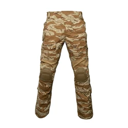 G3 Pantalones tácticos camuflaje tigre ripstop MOLLE refuerzo