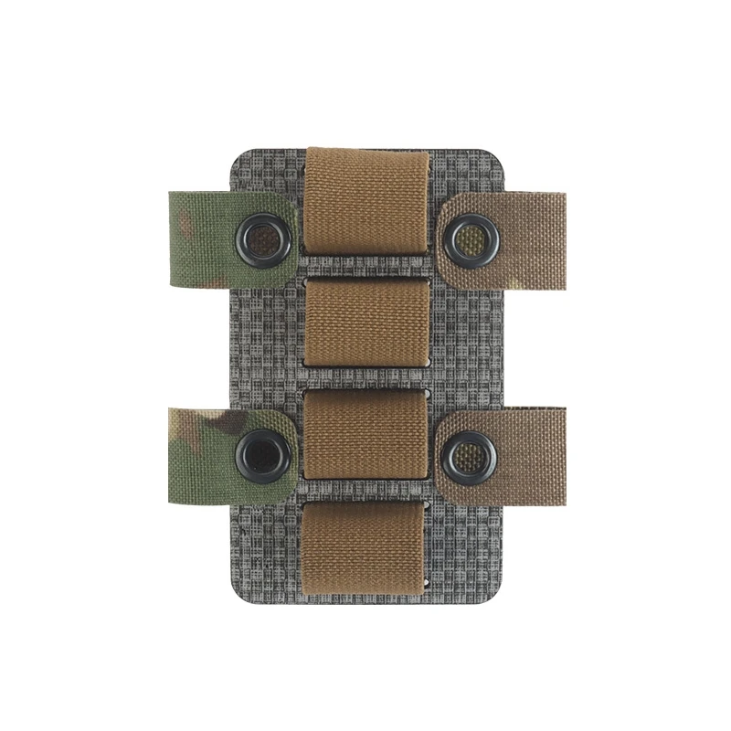 Porta-cargador Molle elástico con fijación de cuerda y cartuchos