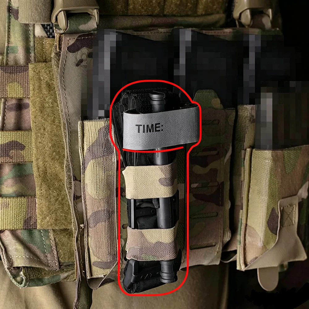 Bolsa MOLLE elástica para torniquete táctico con cierre velcro - imagen 5