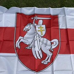 Bandera Bielorrusia poliéster con escudo para exterior e interior