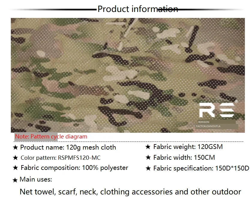 Malla camuflaje ultraligera en tejido de malla