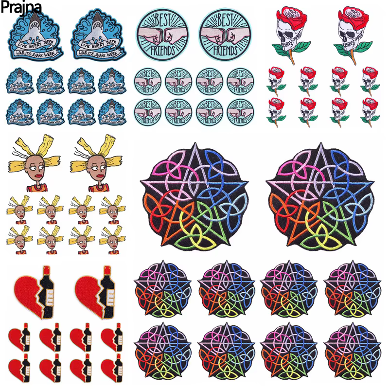 Parche calavera hippie colors