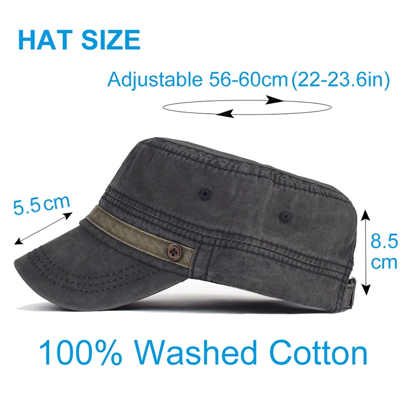 Gorra con estética desgastada y apariencia de algodón lavado