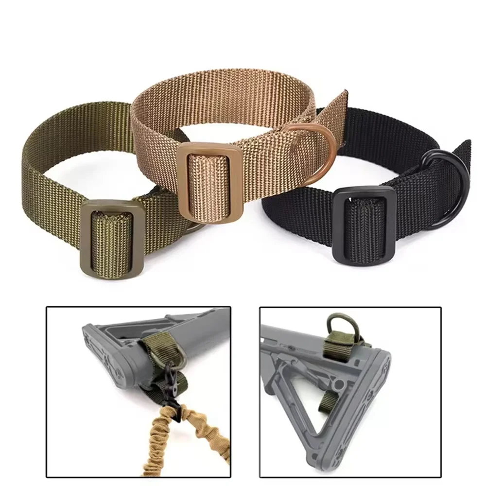 Adaptador eslinga pistola EDC nailon ajustable con anilla en D