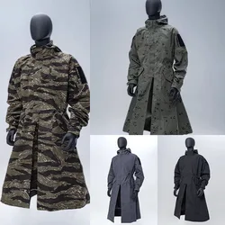 Cortavientos táctico industrial bata de combate chaqueta holgada