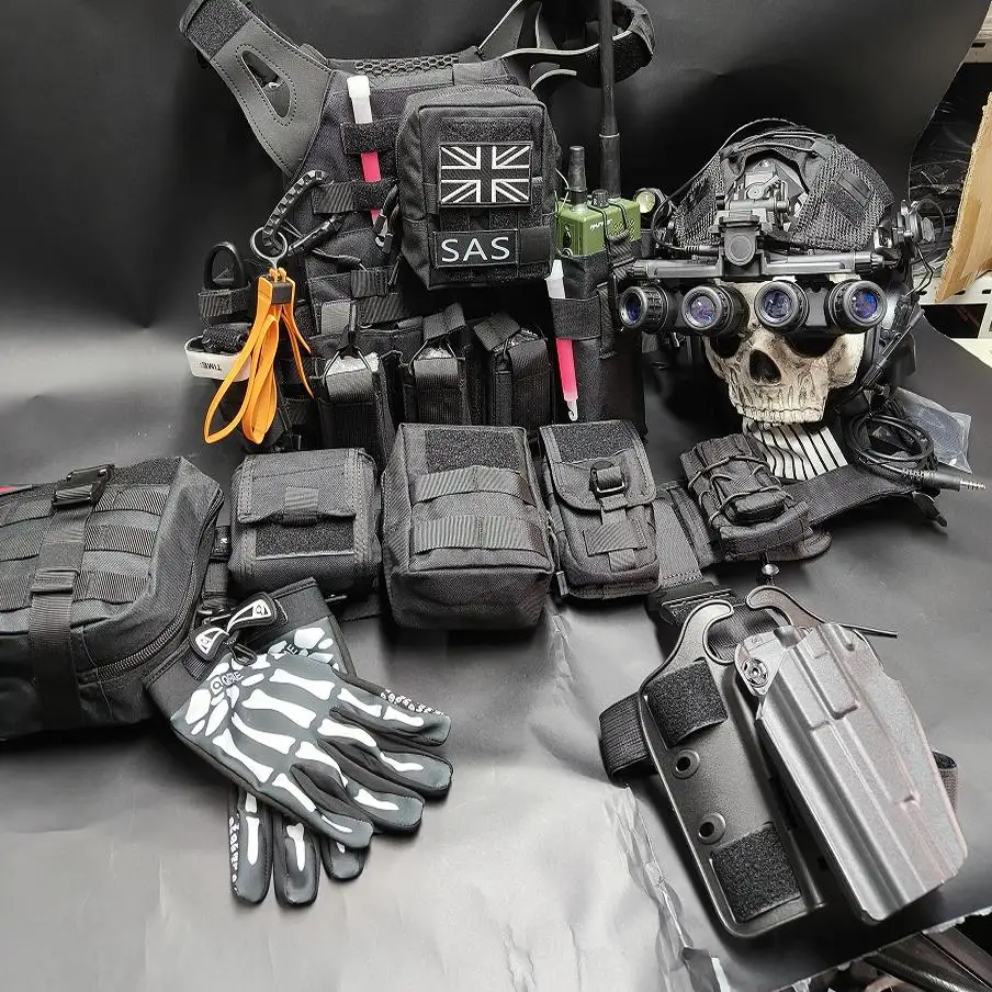 Call of Duty Ghost Night Raid equipamiento táctico airsoft completo - imagen 5