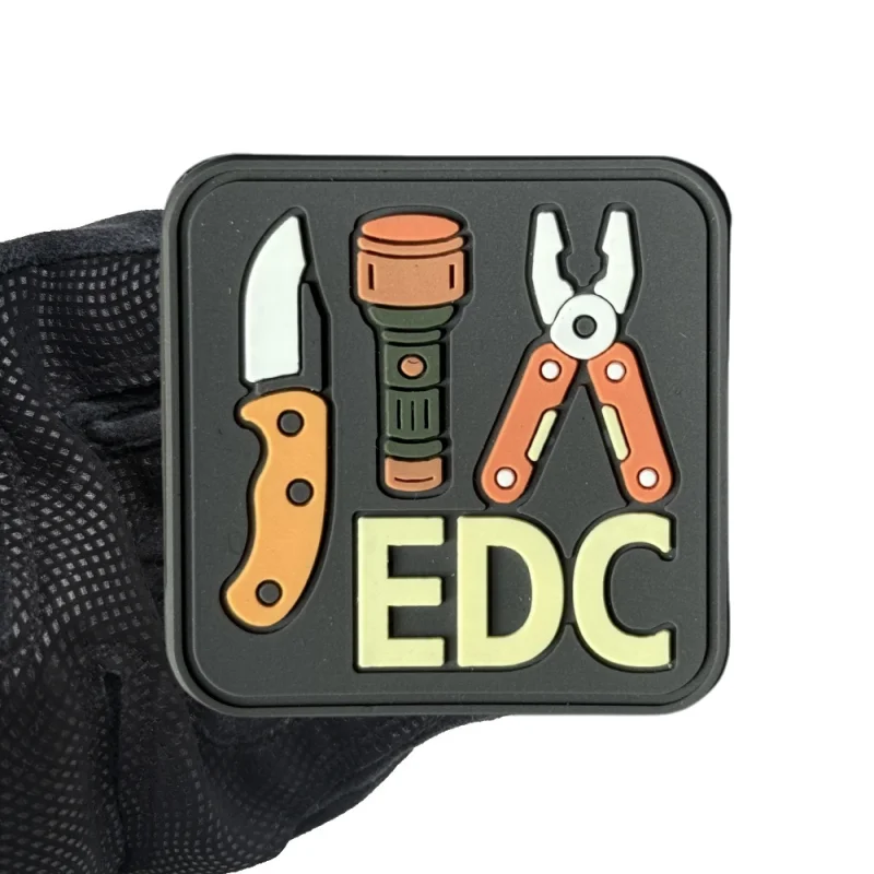 Parche táctico PVC con velcro para mochila y equipamiento EDC - imagen 5