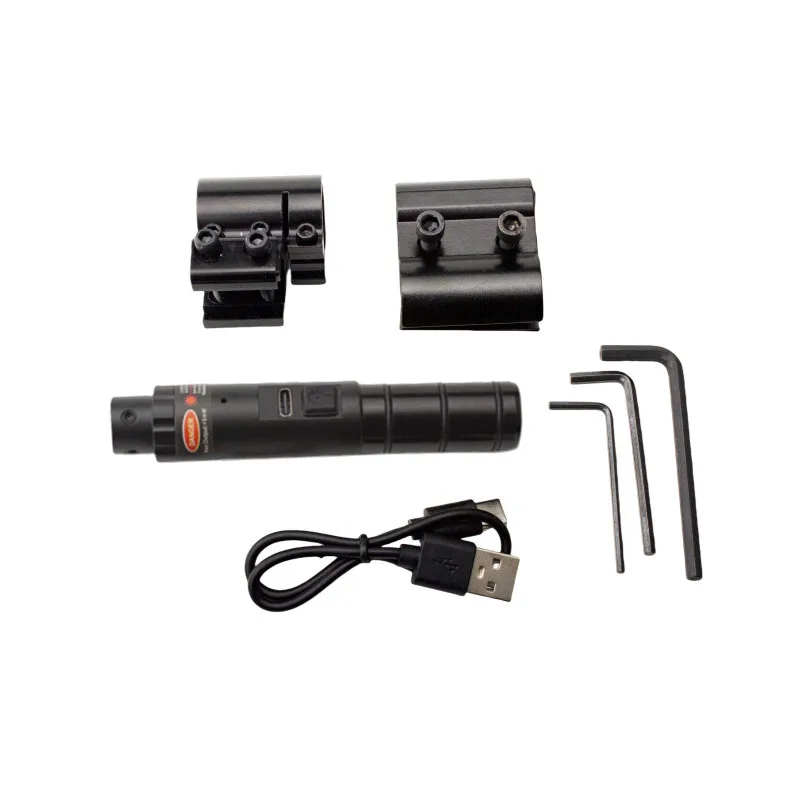 Mira láser roja táctica con carga USB compatible Picatinny/Weaver - imagen 5