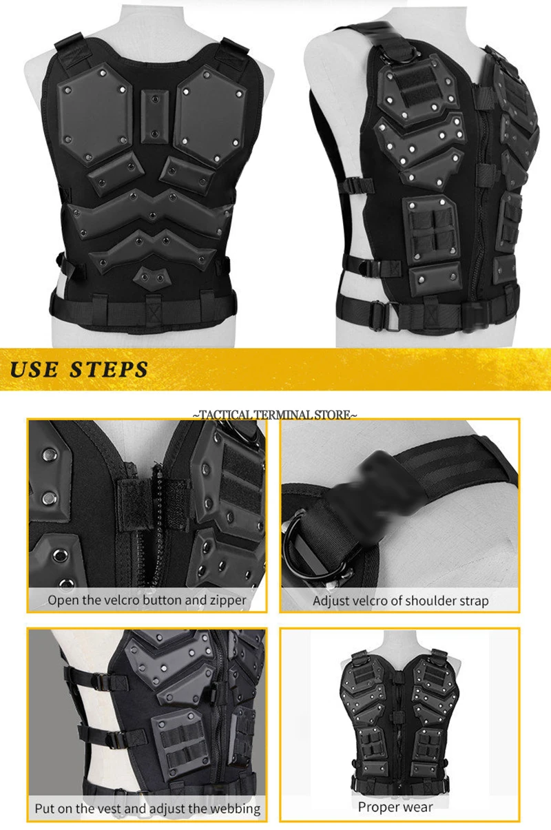 Vista lateral del plate carrier ajustable