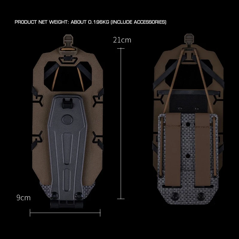Juggernaut Soporte táctico para teléfono MOLLE plegable GPS - imagen 4