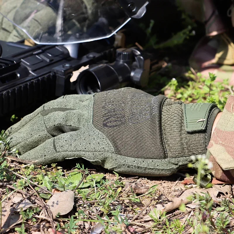 Guantes tácticos dedo completo transpirables para tiro y senderismo - imagen 3
