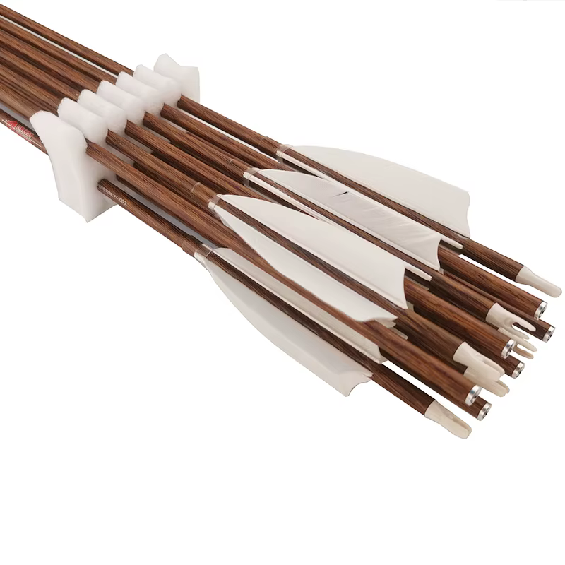 Linkboy Flechas de carbono con plumaje pavo ID6.2mm - imagen 3