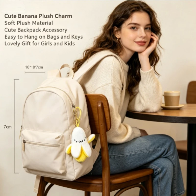 Adorno para teléfono con estilo de peluche
