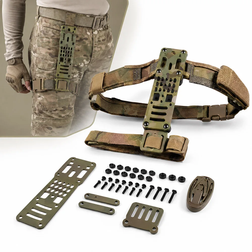 Adaptador MOLLE para Funda de Pierna – Soporte Táctico Ajustable - imagen 2