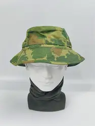 Sombrero de pescador táctico protección solar camuflaje verde
