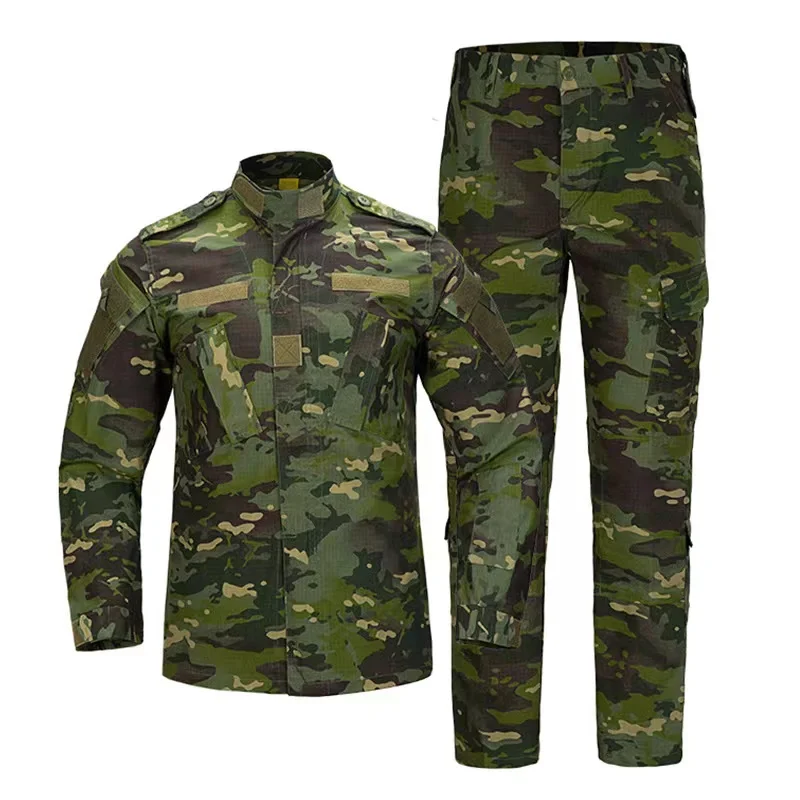 Uniforme táctico camuflaje woodland ripstop para combate - imagen 4
