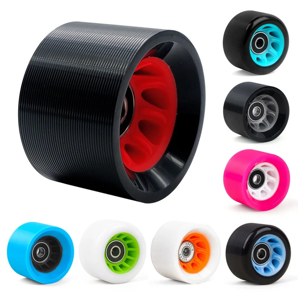 Ruedas PU 90A-95A para patines de doble rodillo – colores variados