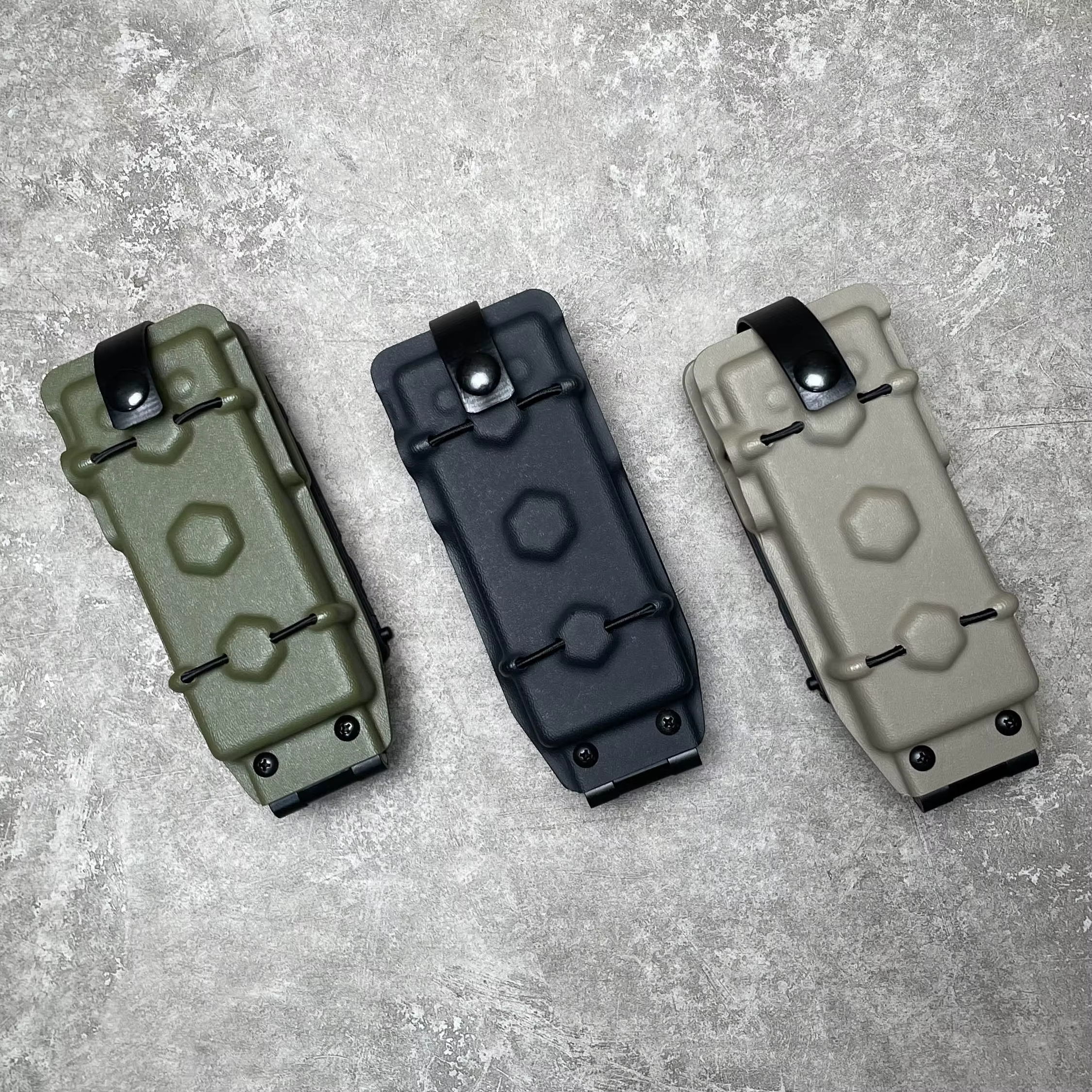 UV-5R Kydex: caja táctica para baterías y accesorios de radio - imagen 2