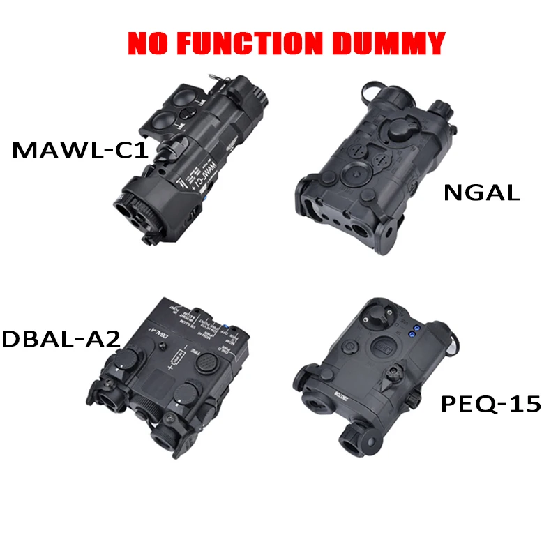 DBAL A2 Airsoft de nylon, indicador táctico con riel Picatinny - imagen 5