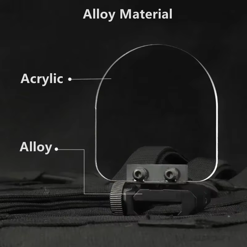 Protector de lente plegable Airsoft montado riel alto impacto visión - imagen 5