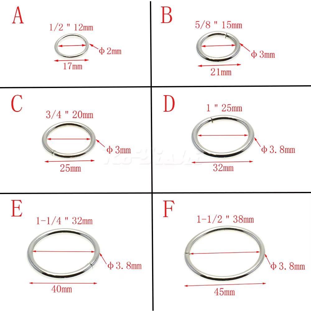 Anillos O metálicos para correas tácticas - imagen 2