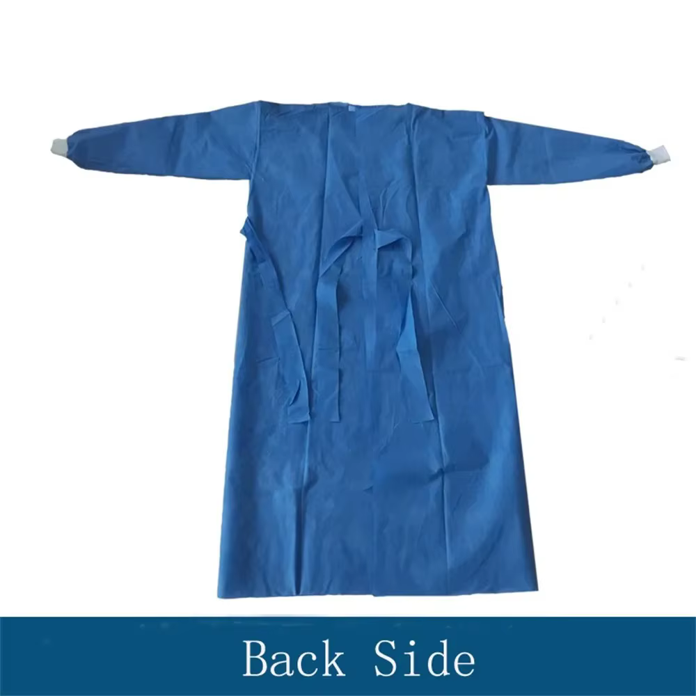 Ropa de protección desechable no tejida azul para seguridad laboral - imagen 5