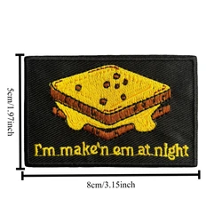 Parche táctico Make'n Em At Nightl – Velcro para mochila
