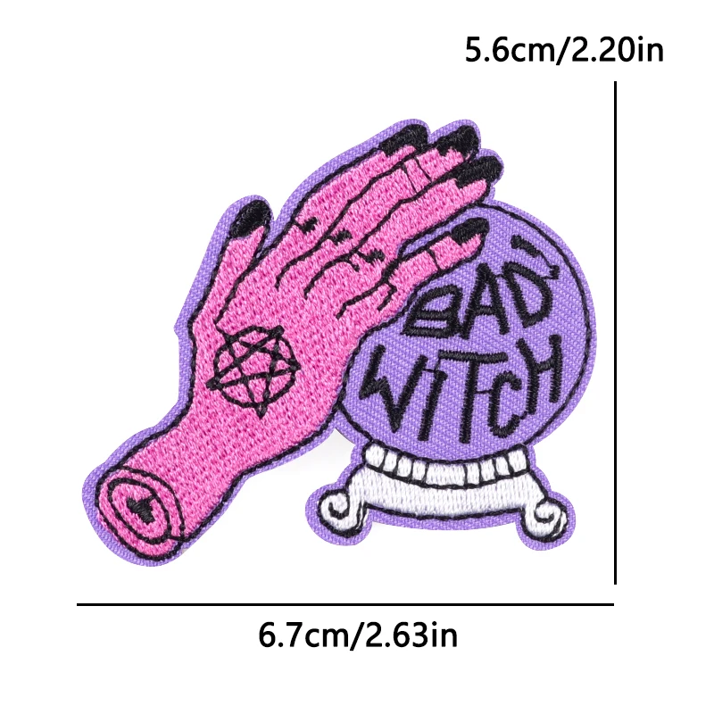 Parches termoadhesivos gato cartoon morado pastel bordados para ropa - imagen 5