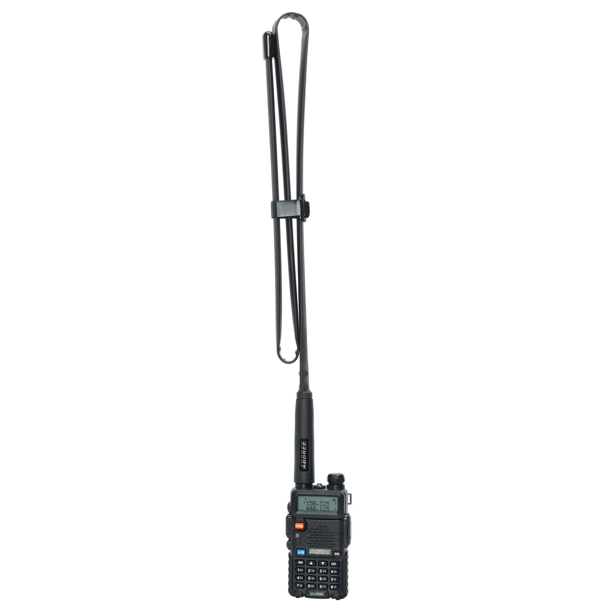 ABBREE CS antena táctica SMA hembra plegable doble banda VHF/UHF - imagen 3