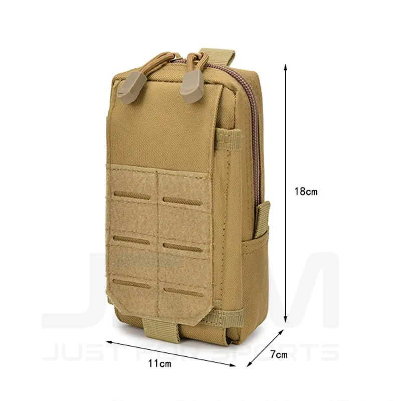 Bolsa táctica MOLLE de cintura para uso diario, teléfono y herramientas - imagen 2