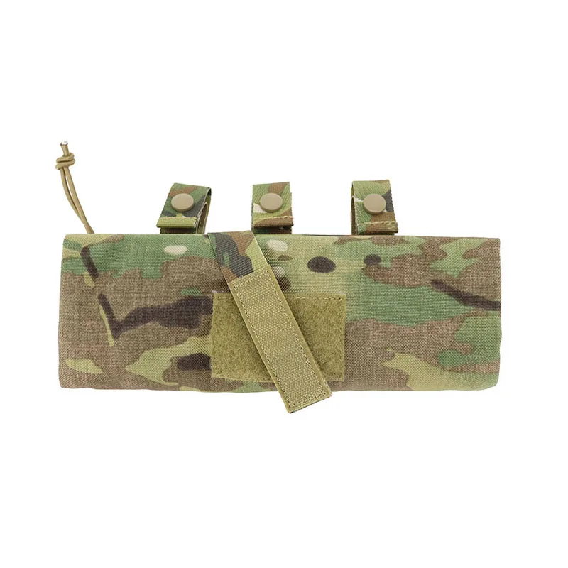 Chaleco táctico cintura MOLLE con bolsa plegable multiusos para outdoor - imagen 4