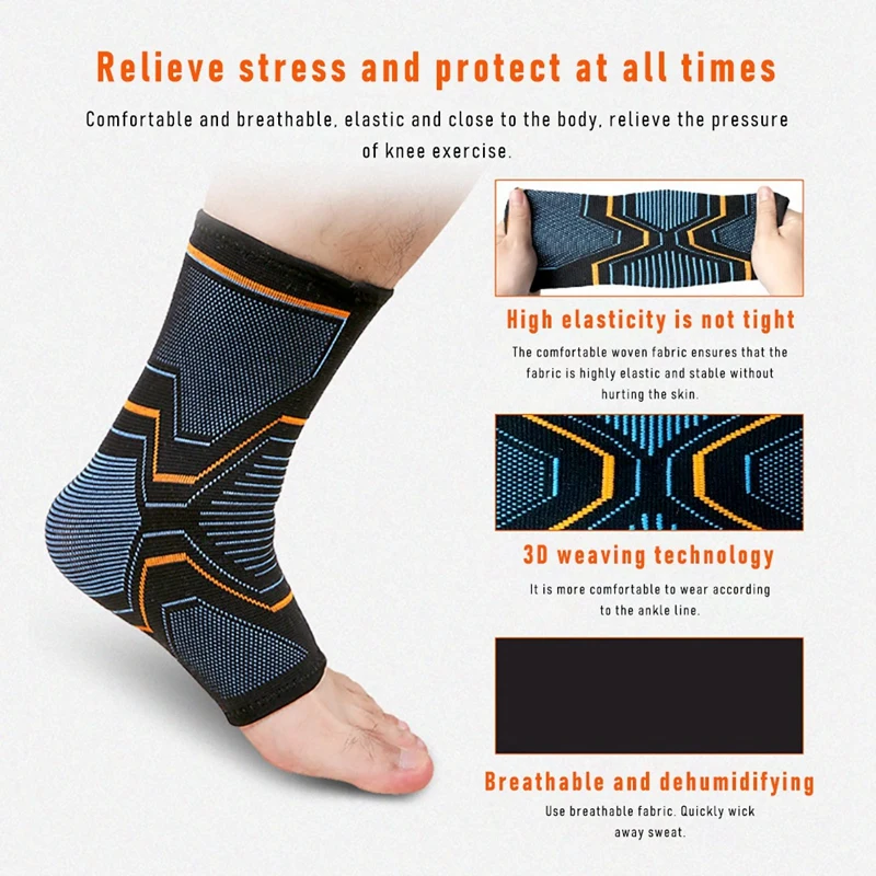 Tobillera compresiva para fascitis plantar, soporte de tobillo - imagen 5