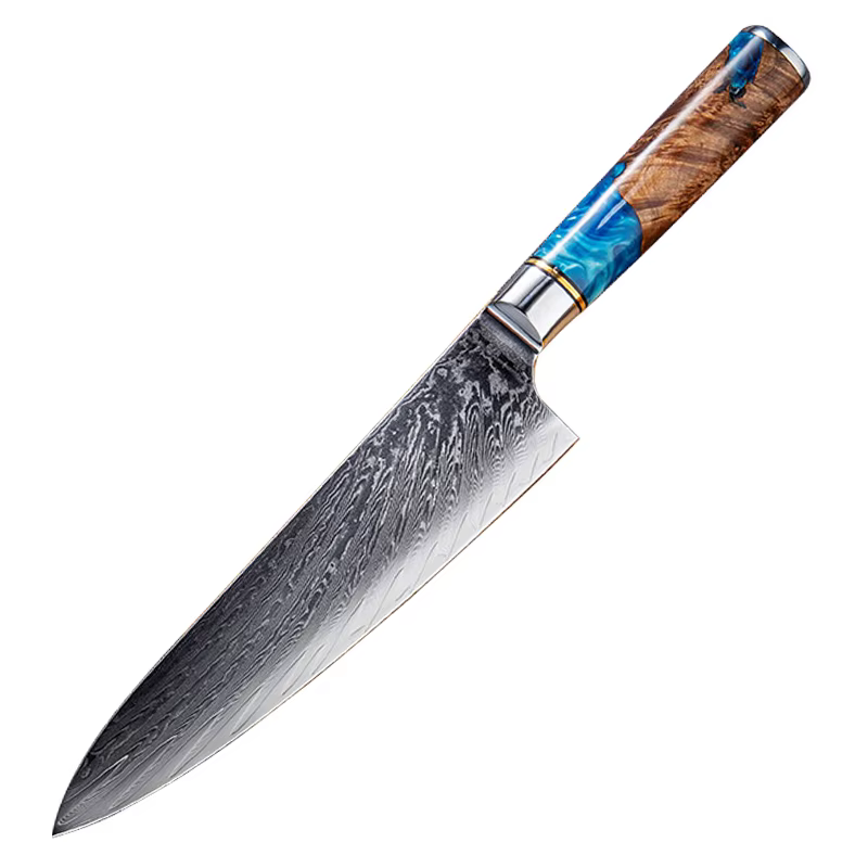 Mango de repuesto madera blanca para cuchillo chef japonés - imagen 2