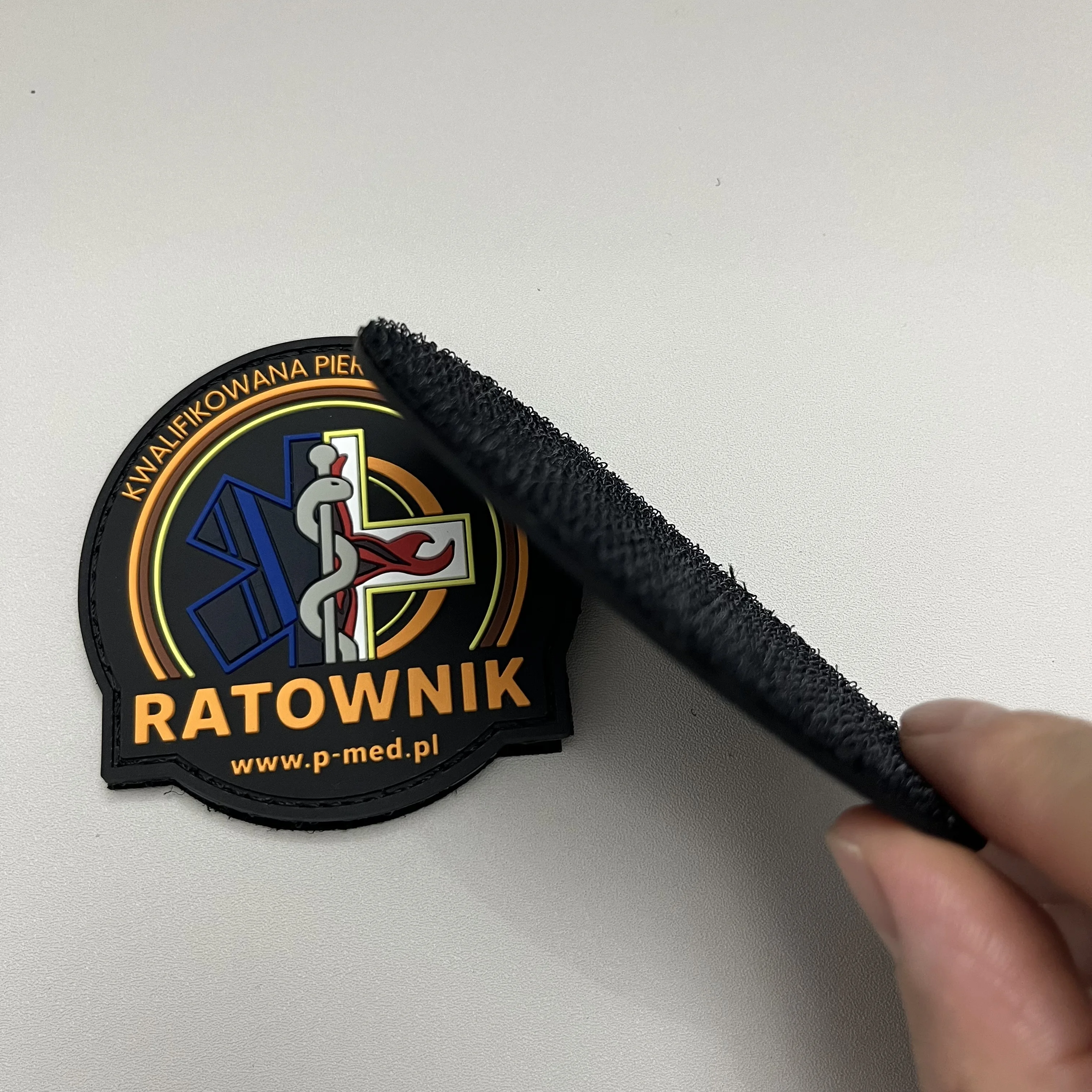 Parche táctico PVC con logotipo grabado para uniforme, personalizable - imagen 5