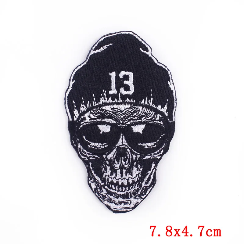 Parche termoadhesivo calavera máscara de gas táctico rockero - imagen 5