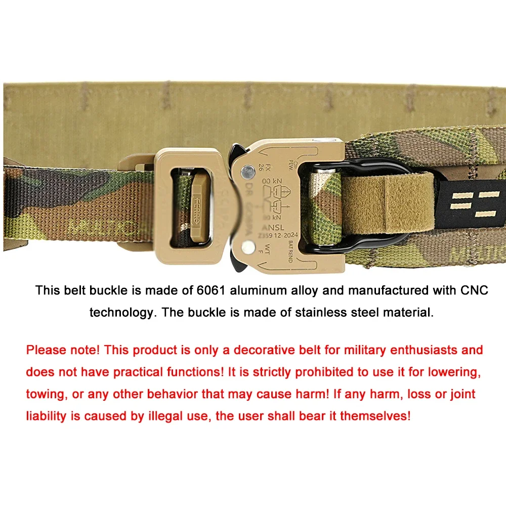 Cinturón táctico PEW TACTICAL doble interior y exterior outdoor - imagen 5
