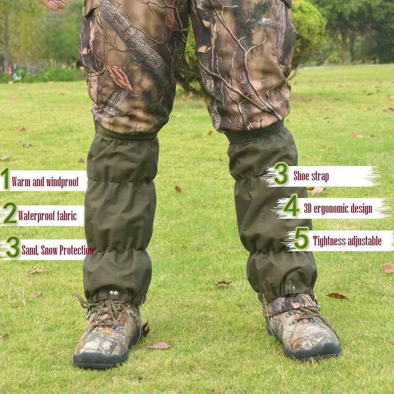 Polainas tácticas impermeables para exteriores - Oxford resistentes - imagen 5