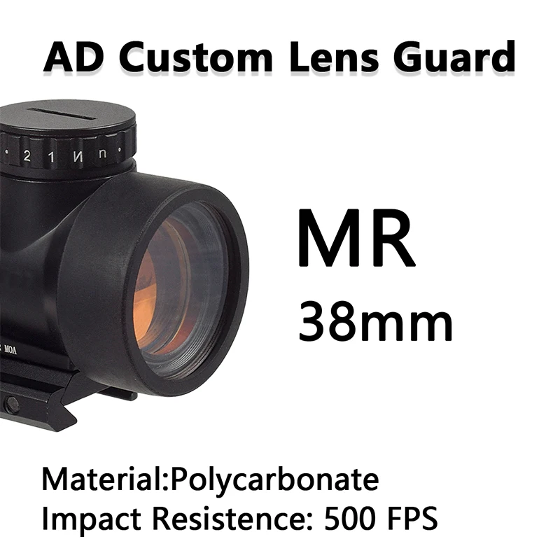 Cubierta lente 38mm Red Dot MR – Protectora transparente - imagen 5