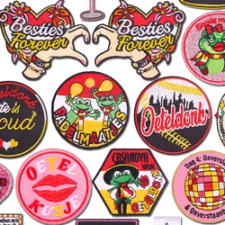 Parche bordado con emblema de Oeteldonk, termoadhesivo para ropa
