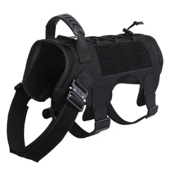 Chaleco MOLLE táctico canino – Nylon resistente Airsoft y caza