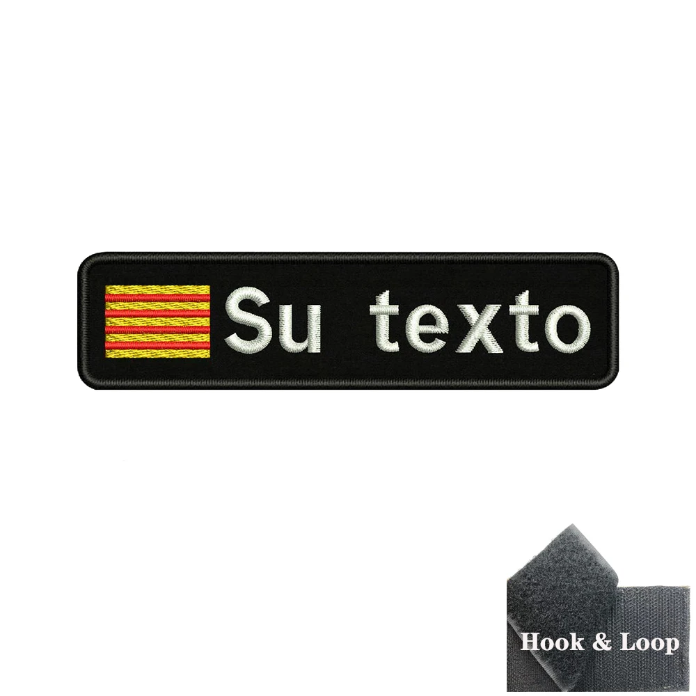 Parche Cataluña bordado – Bandolera táctica personalizada 10x2,5 cm - imagen 4