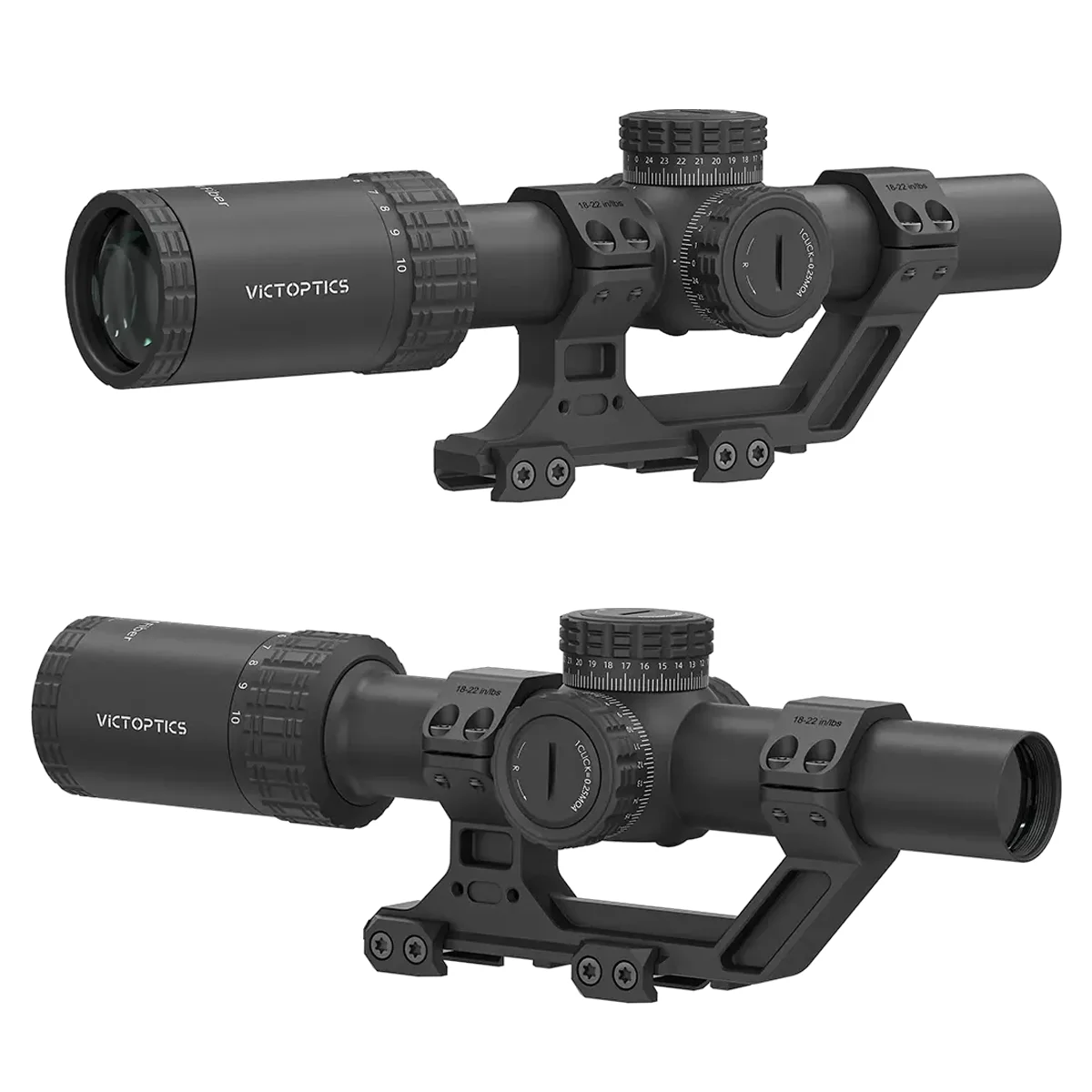 Victoptics S10 1-10x24 SFP LPVO – Mira telescópica iluminación roja/verde - imagen 4