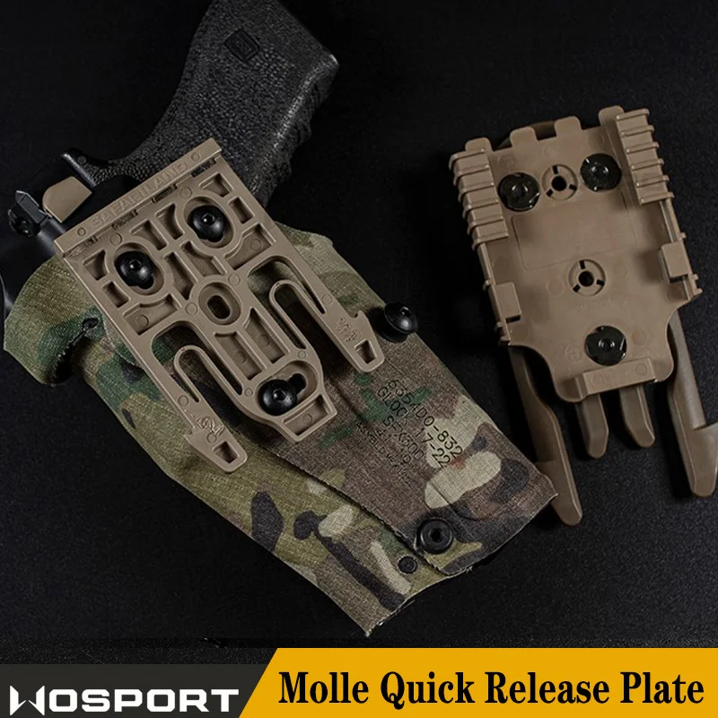 QLS 19 Adaptador de Placa con Liberación Rápida MOLLE para Chest Rig