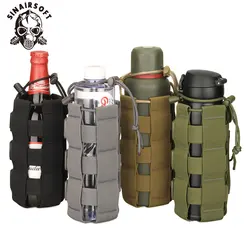 Funda cantimplora MOLLE táctica para senderismo y aire libre