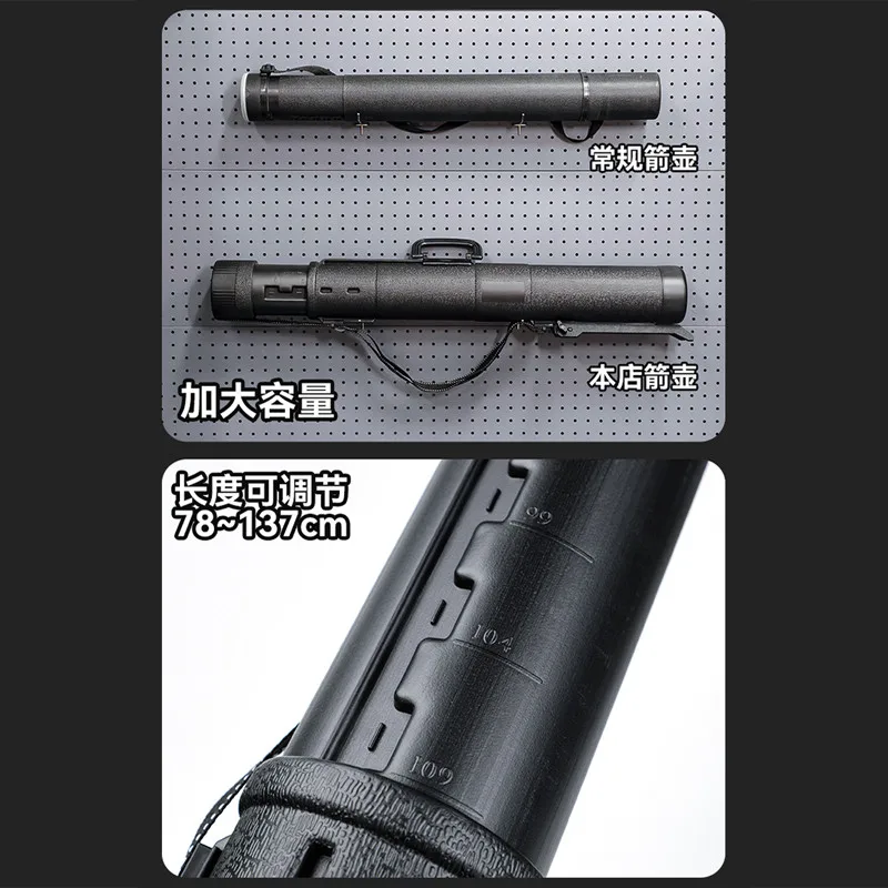 Soporte táctico para arco compuesto recurve, telescópico rígido