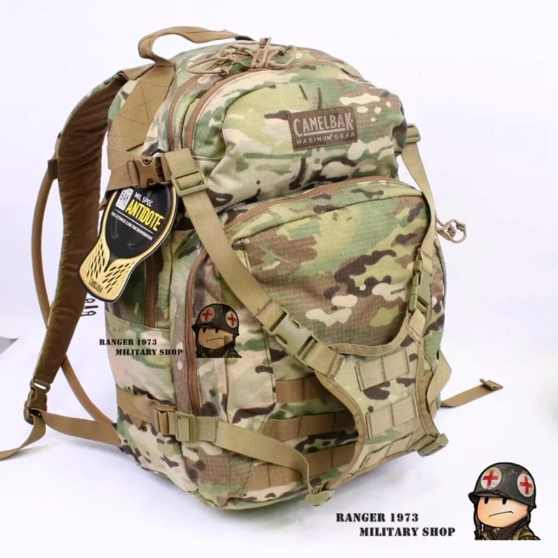 MK7 – Correa portacasco en X para mochila táctica - imagen 2