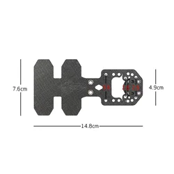 Soporte PTT universal MOLLE para chaleco táctico de caza